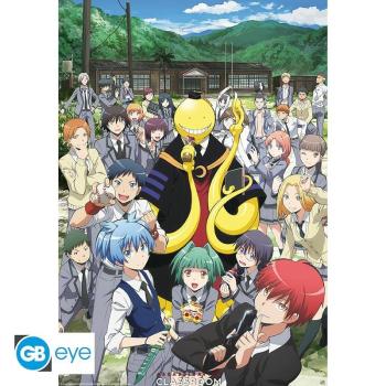 ASSASSINATION CLASSROOM - Poster Maxi "Gruppe"  Koro sensei und die ganze Klasse 3E sind auf diesem wunderbaren Poster von Assassination Classroom vertreten.